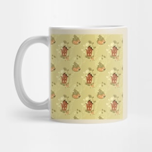 Sleeping fox earth colors Mug